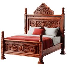 Wooden bed design